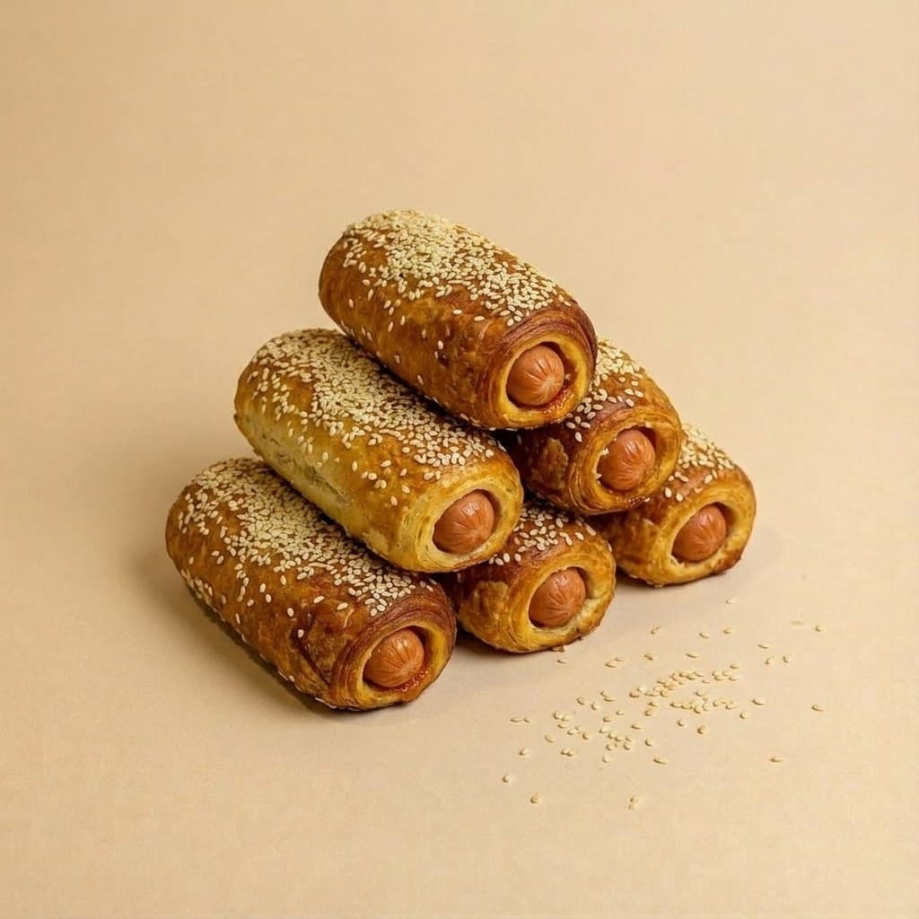 Mini cīsiņi mīklā